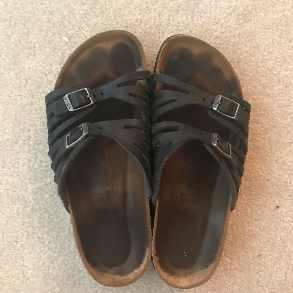 Birkenstock’s, used.